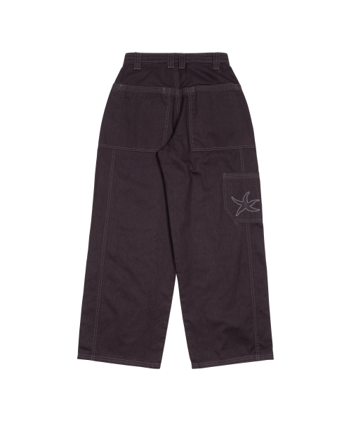 THECOLDESTMOMENT（ザコールデストモーメント）の「TCM stitch cargo pants (dark purple)（その他パンツ・レディース・その他・SMALL/MEDIUM/LARGE）」の3枚目の写真