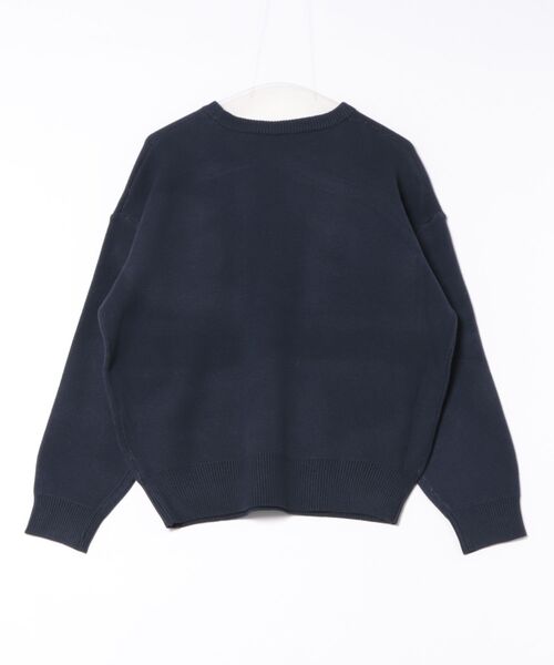 coca(coca)(コカ)の「ダブルジャカードロゴニットトップス(ニット/セーター・レディース・ネイビー/グレー・S/M/L)」の20枚目の写真