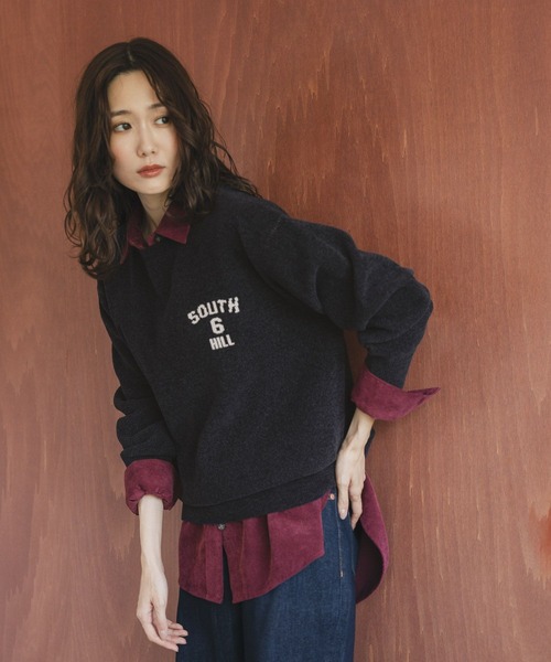 モールニットアソートロゴプルオーバー/581163（ニット/セーター