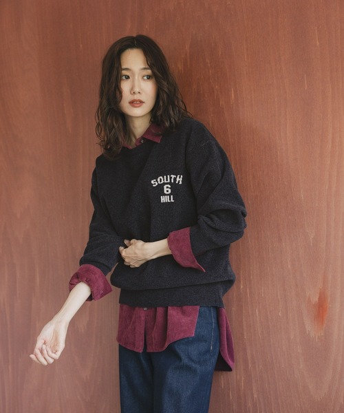 モールニットアソートロゴプルオーバー/581163（ニット/セーター