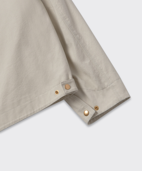 MUSINSA STANDARD（ムシンサスタンダード）の「キャンバスワークジャケット[クリーム]（ミリタリージャケット・メンズ・その他・XX-LARGE/MEDIUM/LARGE/X-LARGE）」の10枚目の写真