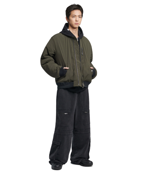NOMANUAL(NOMANUAL)の「R.V THINSULATED MA-1 - DEEP KHAKI(ブルゾン・レディース・その他・SMALL/MEDIUM/LARGE)」の5枚目の写真
