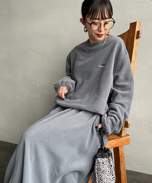 セール】[THOUSAND MILE/サウザンド マイル] クルーネック ロング