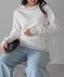 Fizz（フィズ）の「スムースクルーネックロンT（Tシャツ/カットソー）」