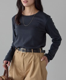 Fizz（フィズ）の「スムースクルーネックロンT（Tシャツ/カットソー）」