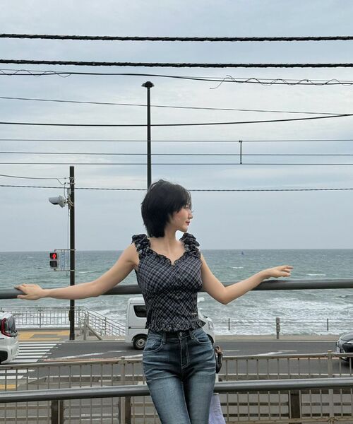 シャツ/ブラウス(半袖/袖なし) rosymonster suzuran frill blouse KOEISTORE（コウエイストア） ブラウス レディース 春 夏 春夏 白