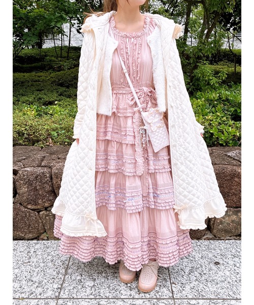 PINK HOUSE（ピンクハウス）の「星形ワッペン付きキルティングスマホポシェット（ショルダーバッグ・レディース・ピンク/アイボリー/ライトブルー・フリー）」の16枚目の写真