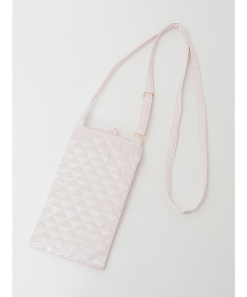 PINK HOUSE（ピンクハウス）の「星形ワッペン付きキルティングスマホポシェット（ショルダーバッグ・レディース・ピンク/アイボリー/ライトブルー・フリー）」の9枚目の写真