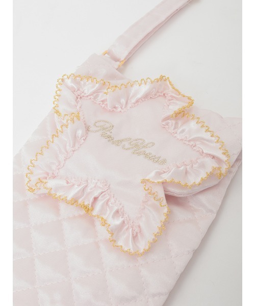 PINK HOUSE（ピンクハウス）の「星形ワッペン付きキルティングスマホポシェット（ショルダーバッグ・レディース・ピンク/アイボリー/ライトブルー・フリー）」の10枚目の写真