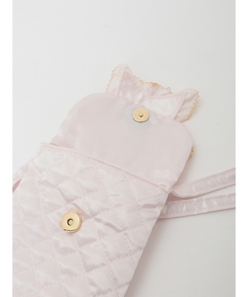 PINK HOUSE（ピンクハウス）の「星形ワッペン付きキルティングスマホポシェット（ショルダーバッグ・レディース・ピンク/アイボリー/ライトブルー・フリー）」の12枚目の写真