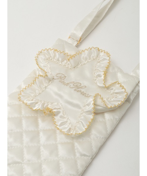 PINK HOUSE（ピンクハウス）の「星形ワッペン付きキルティングスマホポシェット（ショルダーバッグ・レディース・ピンク/アイボリー/ライトブルー・フリー）」の14枚目の写真