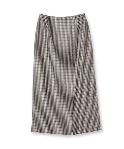 Reflect（リフレクト）の「【秋映え◎】千鳥格子風タイトスカート（スカート・レディース・グレー系その他5/ベージュ系その他7・09/11）」の11枚目の写真