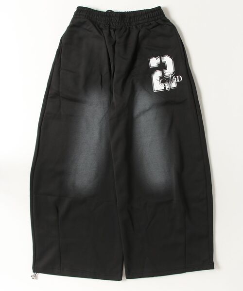 Vini(ヴィニ)の「ユニセックスイージーワイドスウェットパンツ(スウェットパンツ・レディース・ブラック・MEDIUM)」の12枚目の写真