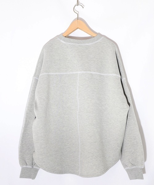 ScoLar（スカラー）の「153738：スカラーハイウェイ ヴィンテージ風プルオーバー（Tシャツ/カットソー・レディース・ブラック/チャコールグレー/杢グレー・M）」の13枚目の写真