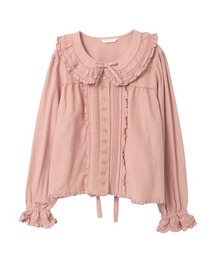 H*r様 【美品/人気完売商品】ピンクハウス 白 桜モチーフ ローンブラウス/2 ローンフリルブラウス （シャツ・ブラウス）｜PINK HOUSE / ピンク