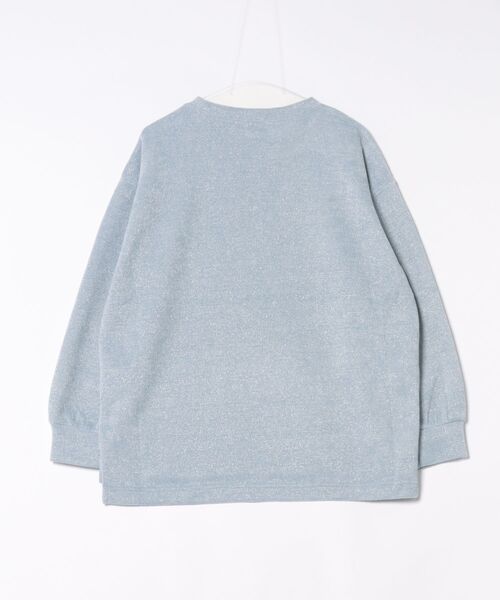 チチカカ(チチカカ)の「キラキラモールニットライクプルオーバー(Tシャツ/カットソー・レディース・ブルー/チャコールグレー・FREE)」の16枚目の写真