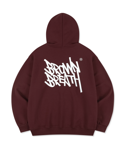 BROWNBREATH(ブラウンブレス)の「TAG OG HOODIE - BURGUNDY(パーカー・レディース・その他・LARGE/MEDIUM/SMALL/X-LARGE/2XL)」の1枚目の写真