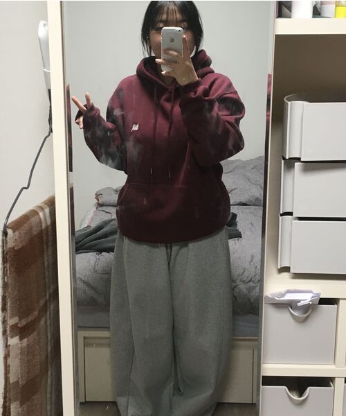 BROWNBREATH(ブラウンブレス)の「TAG OG HOODIE - BURGUNDY(パーカー・レディース・その他・LARGE/MEDIUM/SMALL/X-LARGE/2XL)」の7枚目の写真