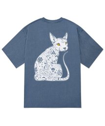 KTPN0086 チキノスピンクス ピグメント 半袖Tシャツ - ブルー