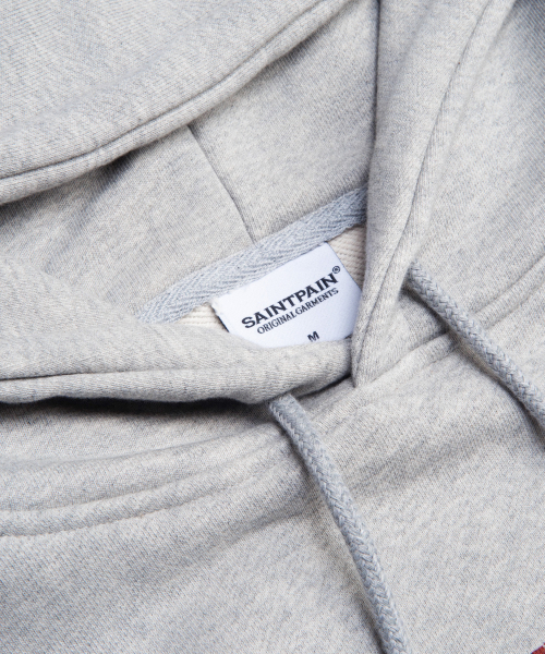 SAINTPAIN（セイントペイン）の「SP センジョウキ フードパーカー メランジグレー（パーカー・レディース・その他・LARGE/MEDIUM）」の4枚目の写真