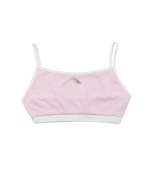 CHERRYQUIRI(チェリーキュリー)の「basic bra top - light pink(Tシャツ/カットソー・レディース・その他・FREE)」の1枚目の写真