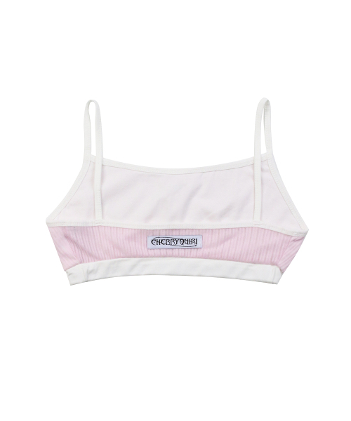 CHERRYQUIRI(チェリーキュリー)の「basic bra top - light pink(Tシャツ/カットソー・レディース・その他・FREE)」の2枚目の写真