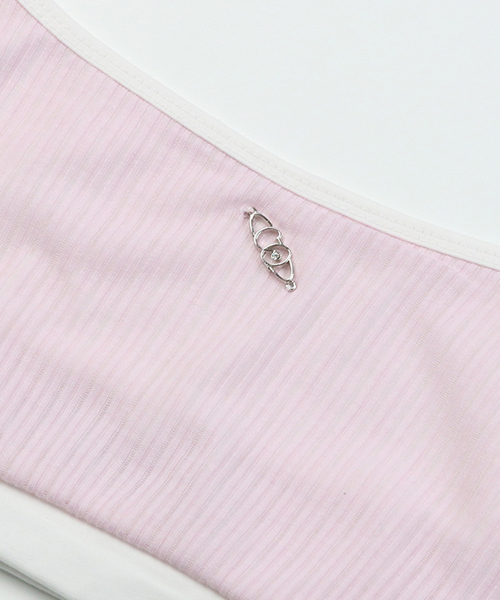 CHERRYQUIRI(チェリーキュリー)の「basic bra top - light pink(Tシャツ/カットソー・レディース・その他・FREE)」の3枚目の写真