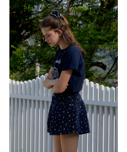 ANOETIC(アノエティック)の「ANC LOVE BASIC T-SHIRT_NAVY(Tシャツ/カットソー・レディース・ネイビー・FREE)」の3枚目の写真