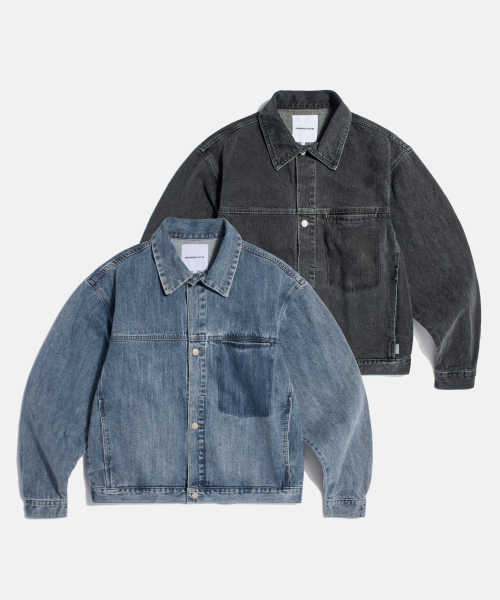 ESPIONAGE（エスピオナジ）の「Minimalist Denim Jacket Light Black（デニムジャケット・レディース・その他・MEDIUM/LARGE/X-LARGE）」の4枚目の写真