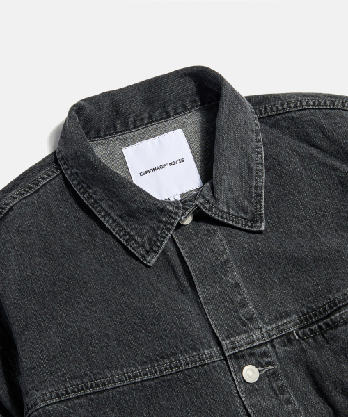 ESPIONAGE（エスピオナジ）の「Minimalist Denim Jacket Light Black（デニムジャケット・レディース・その他・MEDIUM/LARGE/X-LARGE）」の5枚目の写真