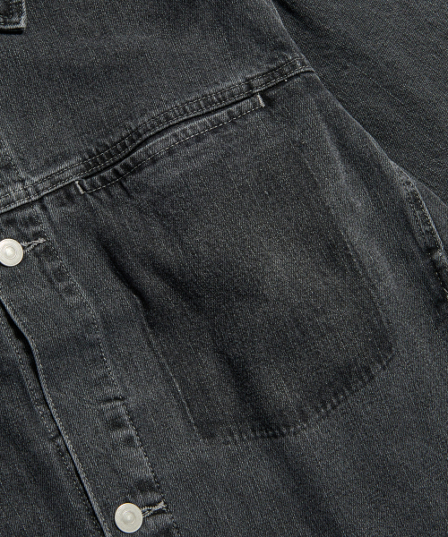 ESPIONAGE（エスピオナジ）の「Minimalist Denim Jacket Light Black（デニムジャケット・レディース・その他・MEDIUM/LARGE/X-LARGE）」の6枚目の写真