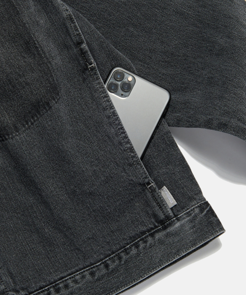 ESPIONAGE（エスピオナジ）の「Minimalist Denim Jacket Light Black（デニムジャケット・レディース・その他・MEDIUM/LARGE/X-LARGE）」の8枚目の写真
