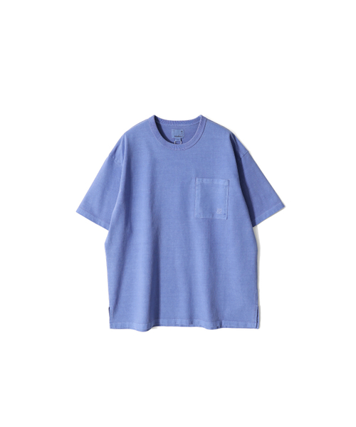 HORLISUN(ホーリーサン)の「Lawrence Garment Dyeing Short T-shirt Blue(Tシャツ/カットソー・レディース・その他・MEDIUM)」の1枚目の写真