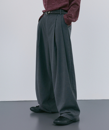 LXT（エルエックスティー）の「ツーピンタックワイドバルーンスラックス [チャコール]（スラックス）」