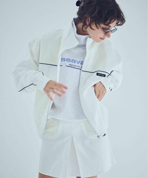 SEA(シー)の「90’s テニスジャケット(その他アウター・レディース・ホワイト/ネイビー・ONE SIZE)」の4枚目の写真
