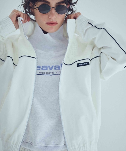 SEA(シー)の「90’s テニスジャケット(その他アウター・レディース・ホワイト/ネイビー・ONE SIZE)」の5枚目の写真