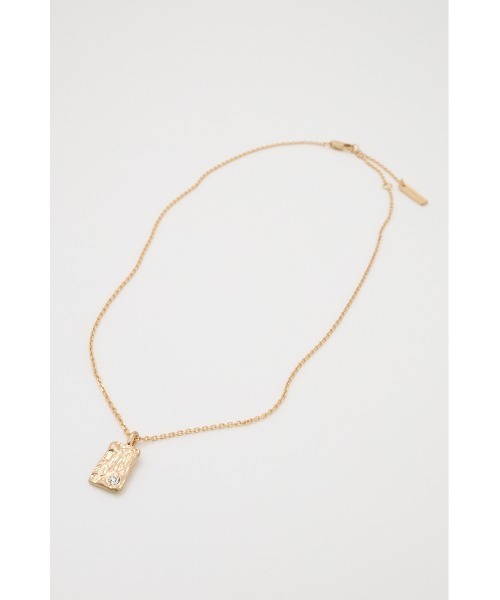 MOUSSY（マウジー）の「PLATE CHAIN ネックレス（ネックレス・レディース・シルバー/ゴールド・FREE）」の4枚目の写真