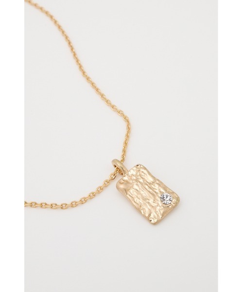 MOUSSY（マウジー）の「PLATE CHAIN ネックレス（ネックレス・レディース・シルバー/ゴールド・FREE）」の5枚目の写真