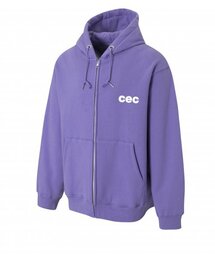 chancechance（チャンスチャンス）の「CEC ZIP-UP フードパーカー（パープル/裏起毛）（パーカー）」