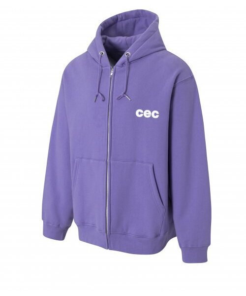 chancechance(チャンスチャンス)の「CEC ZIP-UP フードパーカー(パープル/裏起毛)(パーカー・メンズ・その他・FREE)」の1枚目の写真