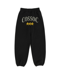 COSO（コソ）の「スタークラックスウェットジョガーパンツ（ブラック）（スウェットパンツ）」