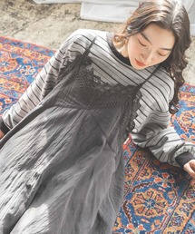 niko and... | バテンレースフレアキャミワンピース(ワンピース)