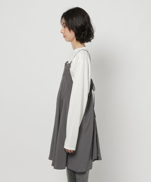 niko and...（ニコアンド）の「バテンレースフレアキャミワンピース（ワンピース・レディース・ダークブルー/チャコール/ナチュラル・FREE）」の22枚目の写真