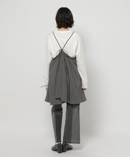 niko and...（ニコアンド）の「バテンレースフレアキャミワンピース（ワンピース・レディース・ダークブルー/チャコール/ナチュラル・FREE）」の12枚目の写真