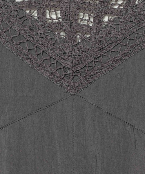 バテンレースフレアキャミワンピース（ワンピース）｜niko and