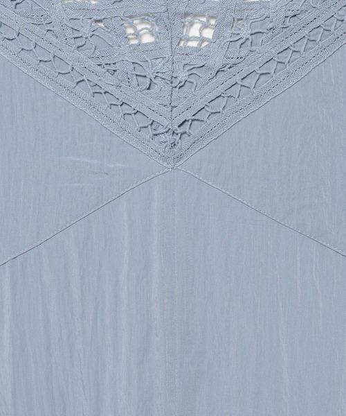 バテンレースフレアキャミワンピース（ワンピース）｜niko and