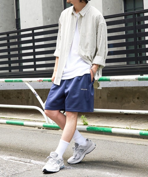 MAISON CLUB(メゾンクラブ)の「【MAISON CLUB】ワンポイント刺繍ドライハーフパンツ LESS IS MORE(その他パンツ・メンズ・ブラック/ホワイト/ダークグレー/ネイビー・L/XL/M)」の19枚目の写真