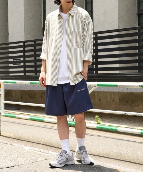 MAISON CLUB(メゾンクラブ)の「【MAISON CLUB】ワンポイント刺繍ドライハーフパンツ LESS IS MORE(その他パンツ・メンズ・ブラック/ホワイト/ダークグレー/ネイビー・L/XL/M)」の18枚目の写真