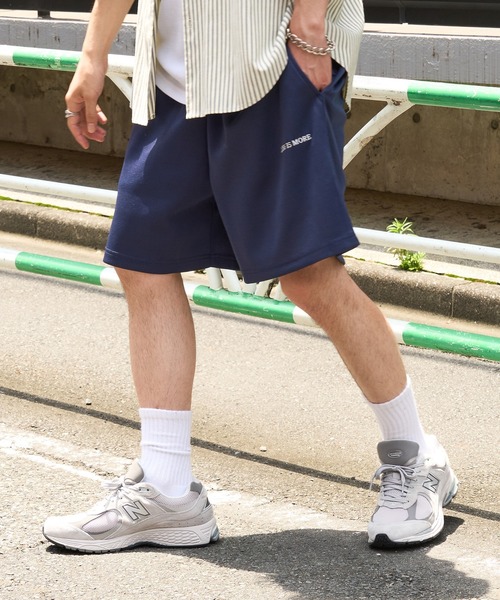 MAISON CLUB(メゾンクラブ)の「【MAISON CLUB】ワンポイント刺繍ドライハーフパンツ LESS IS MORE(その他パンツ・メンズ・ブラック/ホワイト/ダークグレー/ネイビー・L/XL/M)」の20枚目の写真