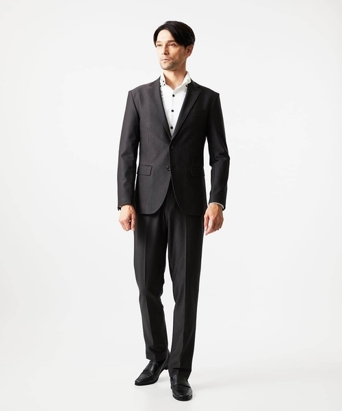 MICHEL KLEIN HOMME   （ミッシェルクランオム）の「トリコットストレッチスラックスパンツ（スラックス・メンズ・ネイビー/ダークグレー・MEDIUM/LARGE/X-LARGE）」の10枚目の写真